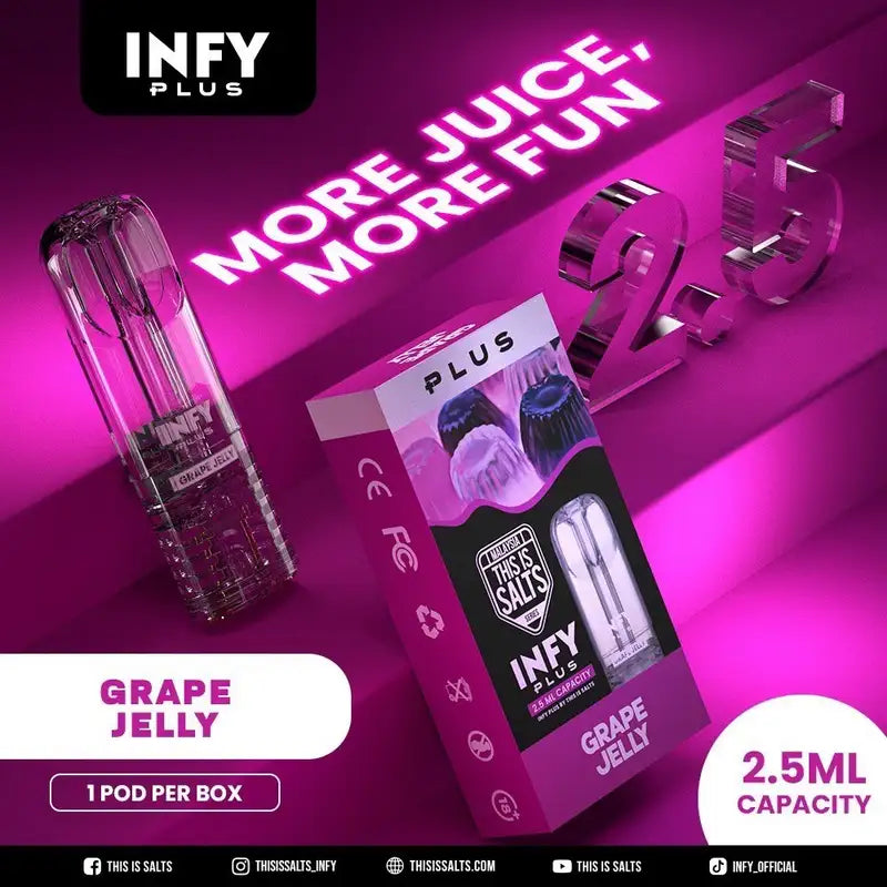 หัวพอต INFY Plus 2.5ML ราคาส่ง