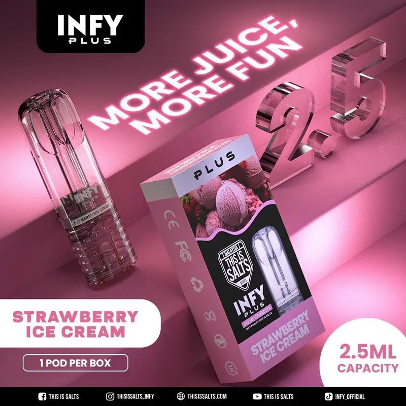 หัวพอต INFY Plus 2.5ML ราคาส่ง