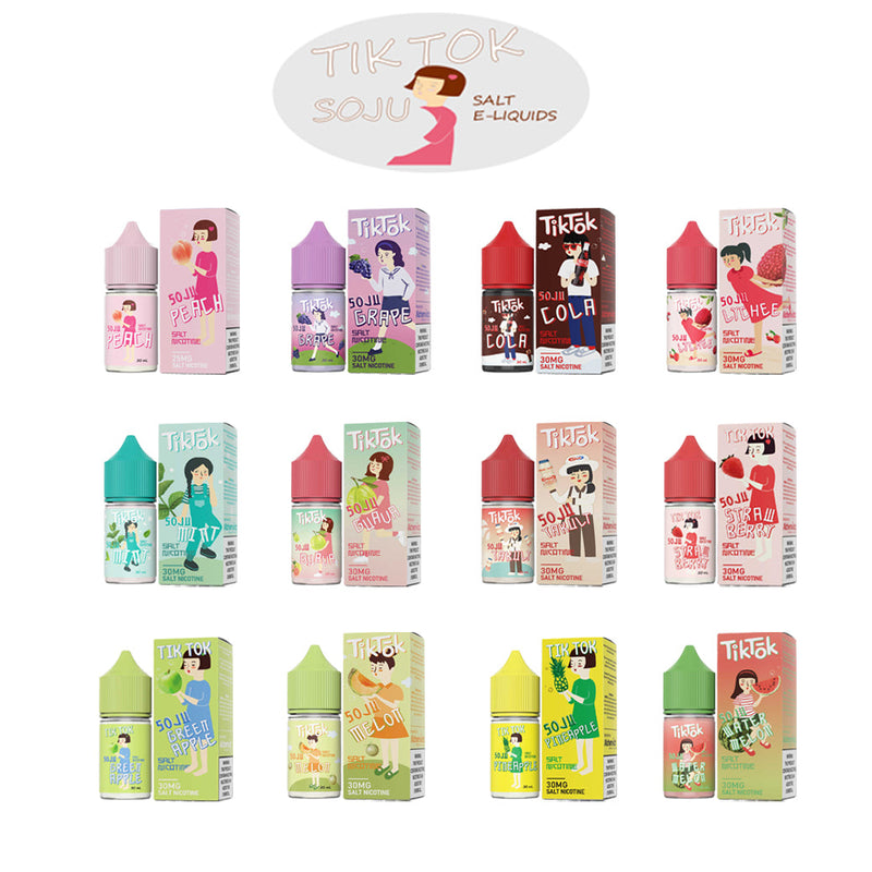 น้ำยาบุหรี่ไฟฟ้าราคาส่ง น้ำยา SaltNic - TikTok - 30ml - Vape Haus